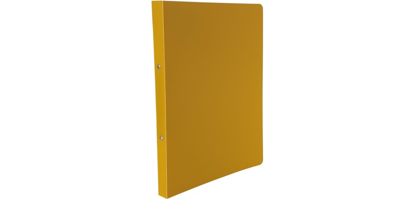 Bronyl Nature classeur à anneaux, pour ft A4, en PP, 2 anneaux de 16 mm, jaune moutarde