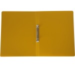 Bronyl Nature ringmap, voor ft A4, uit PP, 2 ringen van 16 mm, mosterdgeel