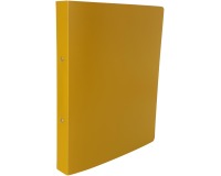 Bronyl Nature classeur à anneaux, pour ft A4, en PP, 2 anneaux de 25 mm, jaune moutarde