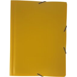 Bronyl chemise à rabats et élastiques Nature ft A4, en PP, jaune moutarde
