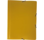 Bronyl Nature chemise à rabats et élastiques, pour ft A5, en PP, jaune moutarde