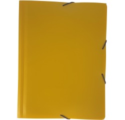 Bronyl Nature chemise à rabats et élastiques, pour ft A5, en PP, jaune moutarde