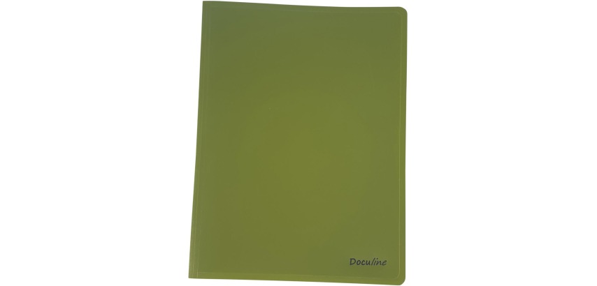 Bronyl nature A4 document protector, in PP, 50 pockets, khaki green
