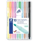 Staedtler Triplus Textsurfer, étui chevalet de 10 pièces
