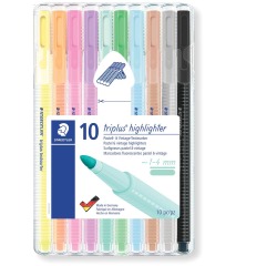 Staedtler Triplus Textsurfer, étui chevalet de 10 pièces