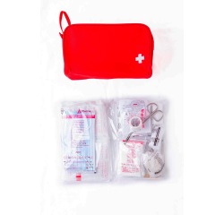 Fixfirst kit de pansements DIN 13164, rouge
