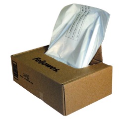 Fellowes sacs de 121 - 143 litre pour destructeurs, paquet de 50 sacs
