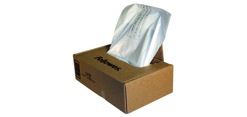 Fellowes sacs de 121 - 143 litre pour destructeurs, paquet de 50 sacs