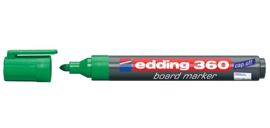 Whiteboardmarker edding 360 rond 1.5-3mm groen