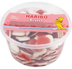 Haribo Lovers confiserie, boîte de 150 pièces