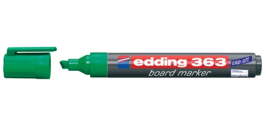Whiteboard marker edding 363 chisel 1-5mm green