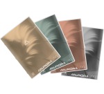 Aurora report notebook Writing 90, stapled, 5 mm squared + blue margin, 72 pages, size 21 x 29.7 cm