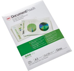 Pochette de plastification GBC A3 2x125 microns 25 pièces