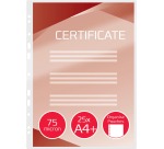 GBC Organise lamineerhoes ft A4, 150 micron (2 x 75 micron), geperforeerd, pak van 25 stuks