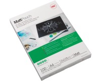 GBC Matt pochette à plastifier ft A3 250 microns (2 x 125 microns), paquet de 50 pièces
