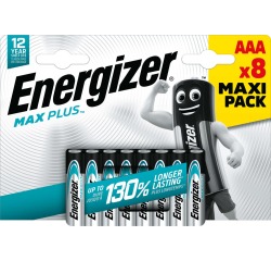 Pile Energizer Max Plus 8x AAA Alcaline