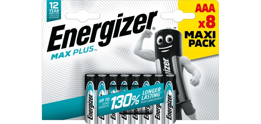 Energizer Max Plus 8x AAA Alkalibatterien