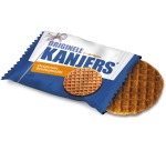 Kanjers Mini syrup waffle, individually wrapped, 8 g