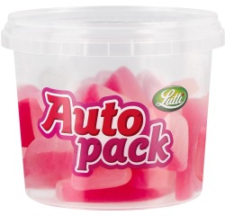 Lutti autopack bonbons dents de dracula, boîte de 150 g