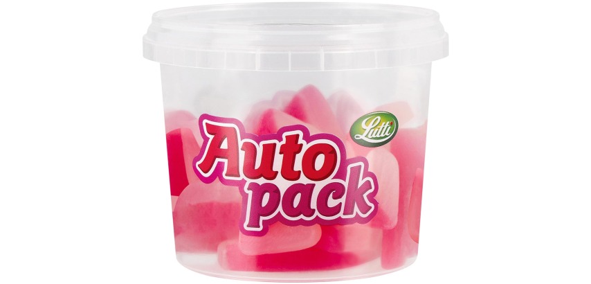 Lutti autopack bonbons dents de dracula, boîte de 150 g