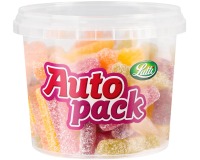 Lutti autopack bonbons stick citrique, boîte de 175 g