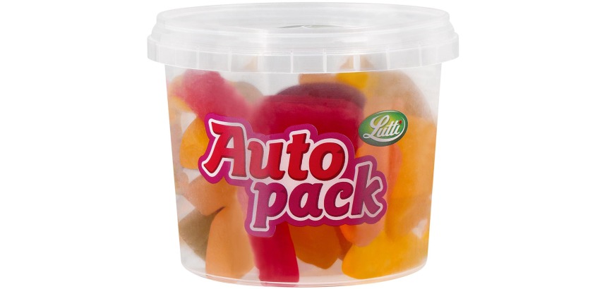 Lutti autopack candy wine gums, 200 g box