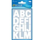 Avery Labels numbers and letters A-Z large, 2 sheets, white, weather-resistant film