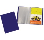 Showalbum, A4, 10 tassen, blauw