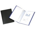 Showalbum, A4, 10 tassen, blauw