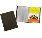 Beautone Document Protector, A4, 40 pockets, black