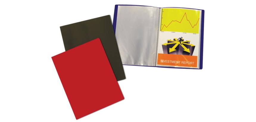 Beautone showalbum, A4, 40 tassen, in geassorteerde kleuren