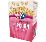 Jimmy's Popcorn Microwave, sucré, boîte de 3 x 90 g