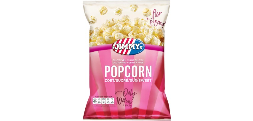 Jimmy's Popcorn, sweet, 27 g bag