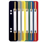 Leitz document fasteners, PP, assorted colors, pack of 250 pieces