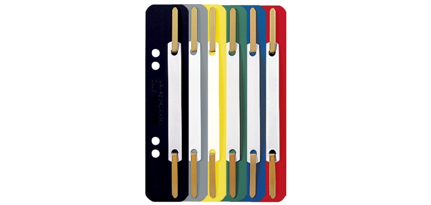 Leitz document fasteners, PP, assorted colors, pack of 250 pieces