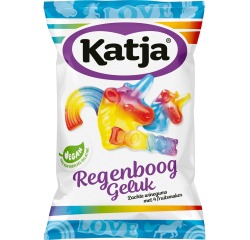 Katja Regenboog Geluk bonbons, gommes au vin molles aux 4 arômes de fruits, sachet de 250 g
