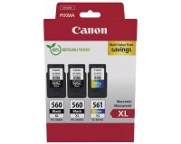 Canon inktcartridge 2 x PG-560XL + 1 x CL-561XL, 300 - 400 pagina's, OEM 3712C009, 4 kleuren