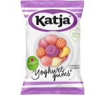 Katja Yoghurtgums bonbons, gommes molles aux 6 saveurs de fruits, sachet de 295 g
