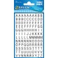 Avery Etiquettes chiffres et lettres A-Z, 120 pieces, noir sur blanc