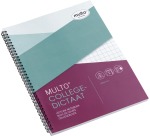 Multo bloc collège ft A4, quadrillé 10 mm, 23 trous