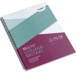 Multo bloc collège ft A4, quadrillé 10 mm, 23 trous