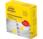 Avery marking dots, diamètre 10 mm, rouleau avec 800 pièces, jaune