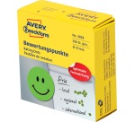 Avery rating dots, diameter 19 mm, rol met 250 stuks, smiley, groen