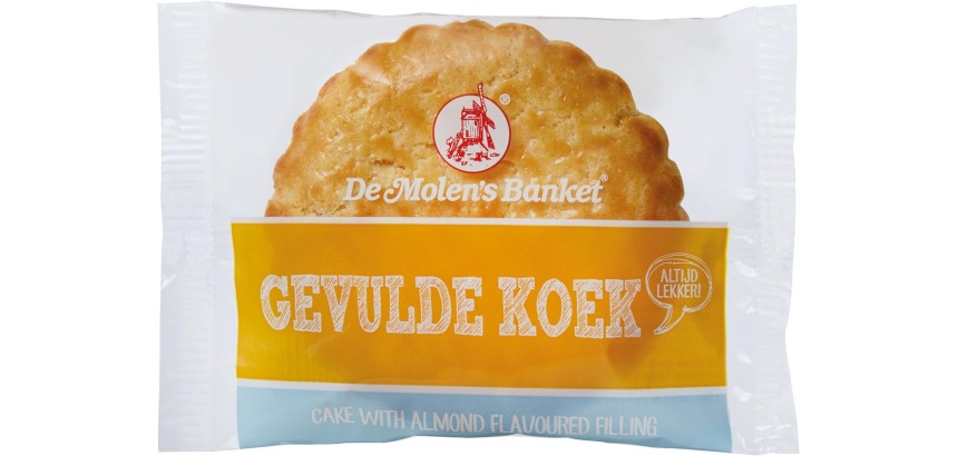 De Molen gefüllter Keks, einzeln verpackt, 50 g