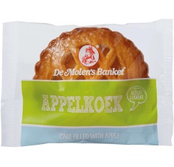 De Molen Appelkoek, individueel verpakt, 50 g