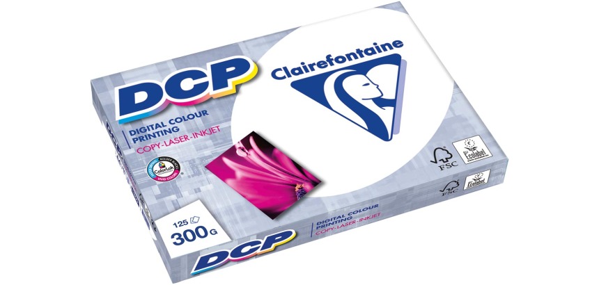Clairefontaine DCP papier de présentation A4, 300 g, paquet de 125 feuilles