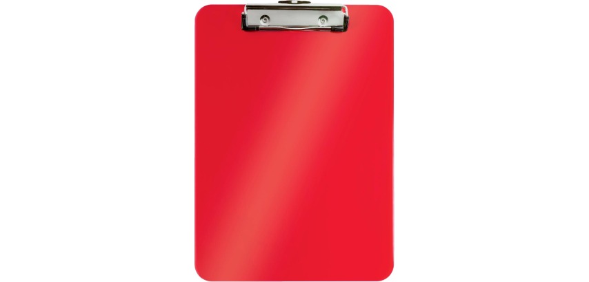 Leitz WOW clipboard, A4 size, red
