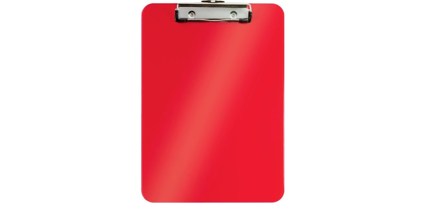 Leitz WOW clipboard, A4 size, red