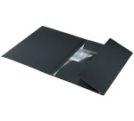 Leitz Recycle elastomap met 3 kleppen, uit karton, ft A4, zwart