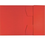 Leitz Recycle chemise à rabats, en carton, ft A4, rouge